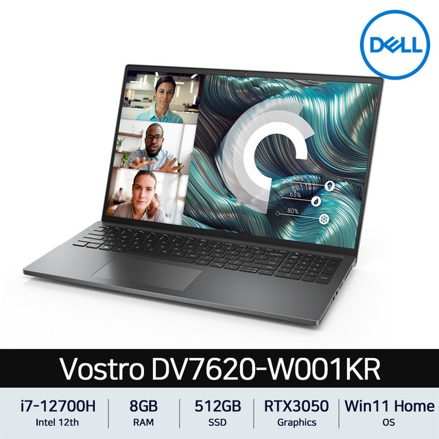 Dell 보스트로 16 7620 노트북 DV7620-W001KR i7-12700H/512GB/RTX3050/W11H