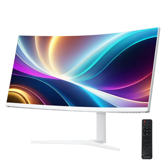 크로스오버 34QW290GM 86cm 커브드 와이드 200Hz 멀티스탠드 게이밍 컴퓨터 모니터 업그레이드이벤트