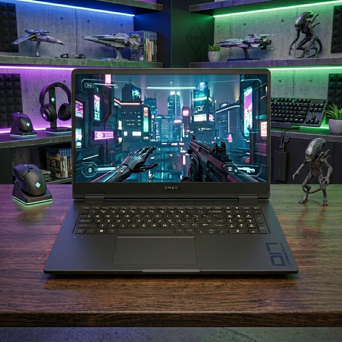HP HP 오멘 17-db1003AX 게이밍노트북 RyzenAI 9 RTX5070 DDR5 32GB NVMe 512GB FreeDos 기본제품