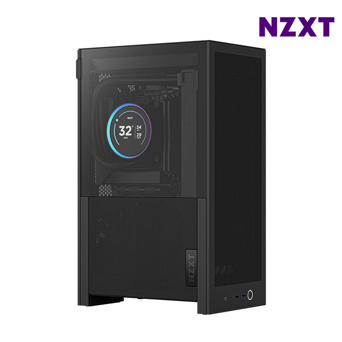 신제품 NZXT H2 FLOW 블랙 PC 미니케이스 라이저 5.0케이블 포함