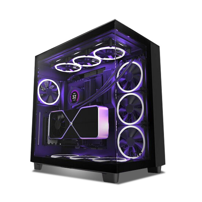 최고급부품 NZXT 조립PC S9800 9800X3D/32G/1TB/X870E/RTX 5070TI/1000W/프리도스 조립PC 게이밍PC