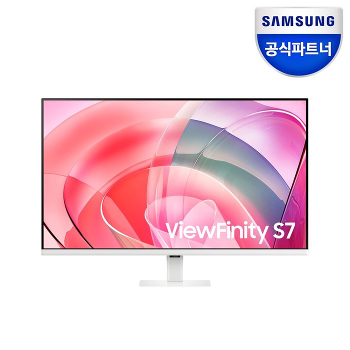 삼성전자 32인치 80.0cm 뷰피니티 S7 고해상도 UHD 모니터 화이트 S32D701 LS32D701EAKXKR