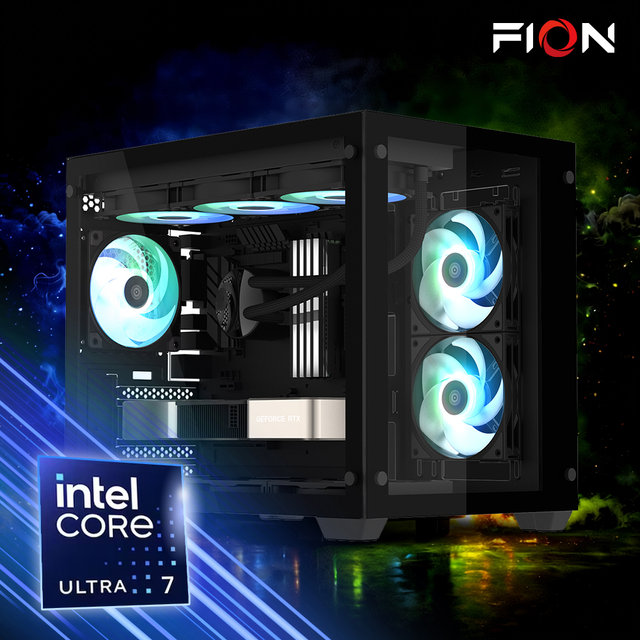 인텔 울트라7 270K 32G 1T 반본체 조립PC 사무용 작업용 조립식 컴퓨터 영상편집 데스크탑 본체 