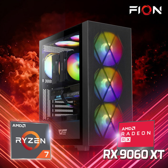 라이젠7 7800X3D RX9060XT 게이밍 조립PC 32G 1T 조립식 컴퓨터 본체