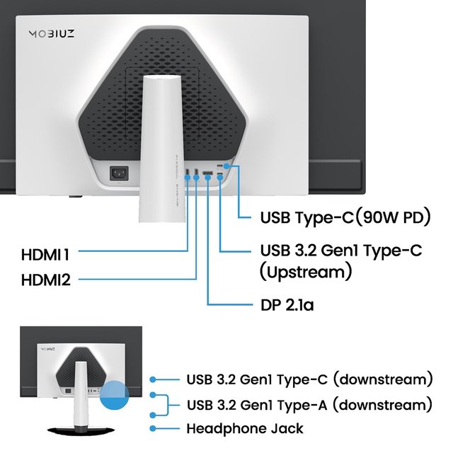10%카드할인 혜택가 1,890,000 총판 벤큐 EX321UZ 모비우스 4K 240Hz OLED 올레드 32인치 무결점 게이밍 모니터