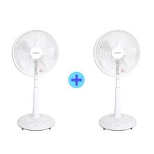 [하이마트] 유니맥스 [1+1기획]14인치 리모컨 발터치 선풍기 UMF-21408RW[5엽날개/6단바람/7.5시간타이머/자동전원오프]