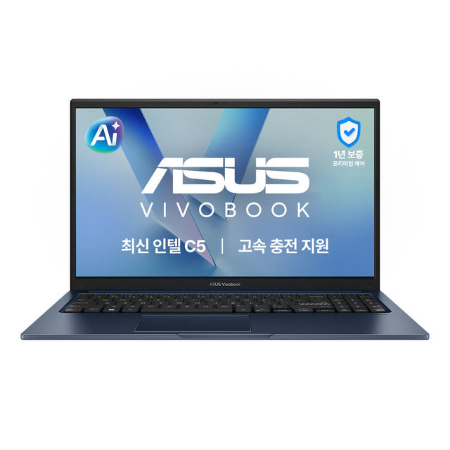 ASUS 비보북 15 X1504MA-BQ089W 15.6인치 노트북 인텔 코어5 320 16GB 512GB 윈도우11홈 사무용 업무용 인강용 대학생 서브