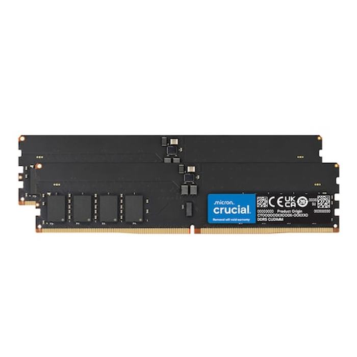 마이크론 Crucial DDR5-6400 CL52 CUDIMM 패키지 대원씨티에스 32GB 16Gx2