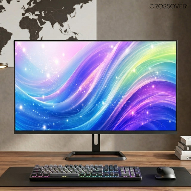 크로스오버 32QV9 WQHD USB-C 블랙 81cm 100Hz 고화질 사무용 게이밍 컴퓨터 모니터 업그레이드이벤트