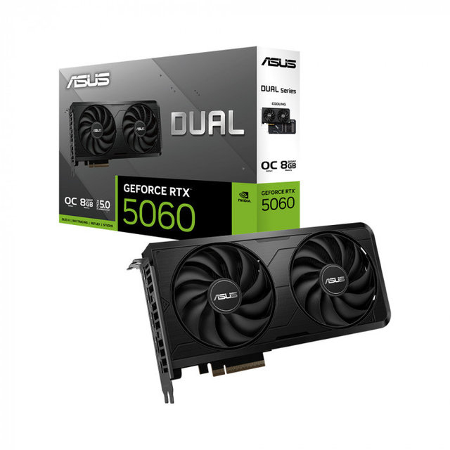 ASUS DUAL 지포스 RTX 5060 EVO OC D7 8GB 대원씨티에스S