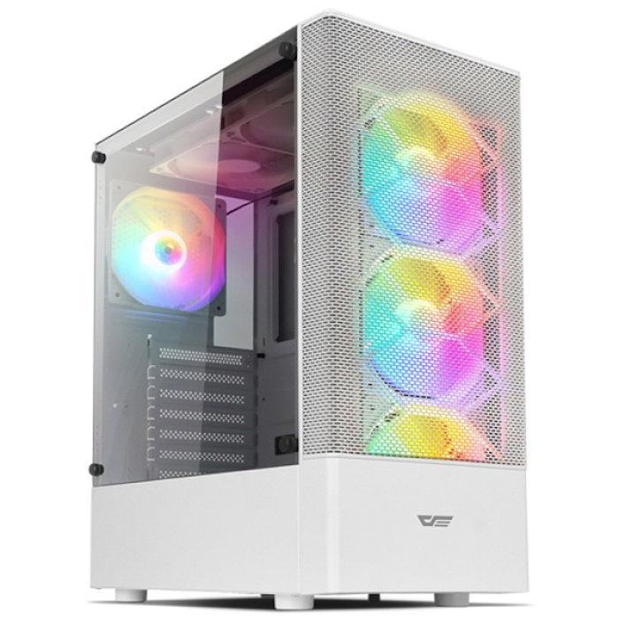 다크플래쉬 다크플래쉬 DK200 RGB advanced 강화유리 화이트