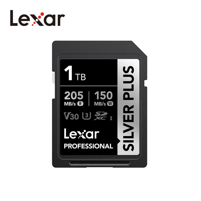 렉사 실버 플러스 SD 메모리카드Lexar Professional SILVER PLUS SDXC™ UHS-I 1TB