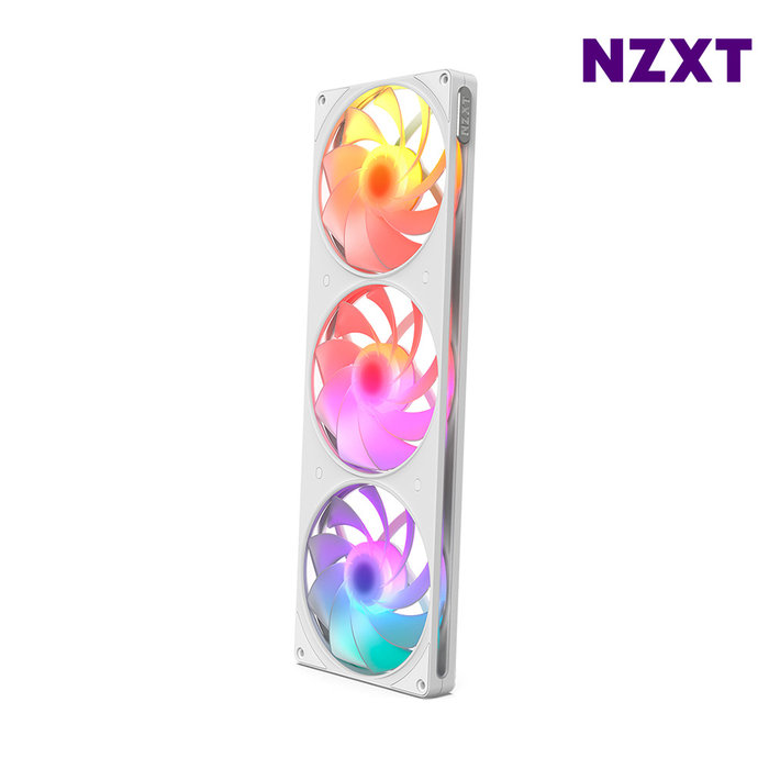 NZXT F420 RGB Reverse V2 화이트 RGB팬 리버스팬 일체형