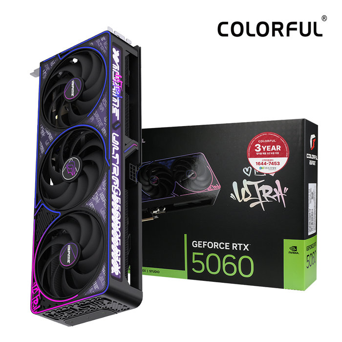 COLORFUL 컬러풀 iGame RTX 5060 ULTRA OC D7 8GB 도우정보