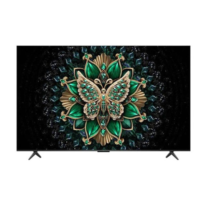 TCL [구독] 189cm TCL QD-Mini LED 4K TV 안드로이드12 구글 TV 75C6K 스탠드형 의무36개월