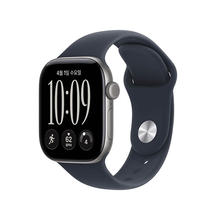 Apple 애플워치12 42mm GPS(스페이스그레이,네이비스포츠SM) - [MJE74KH/A]