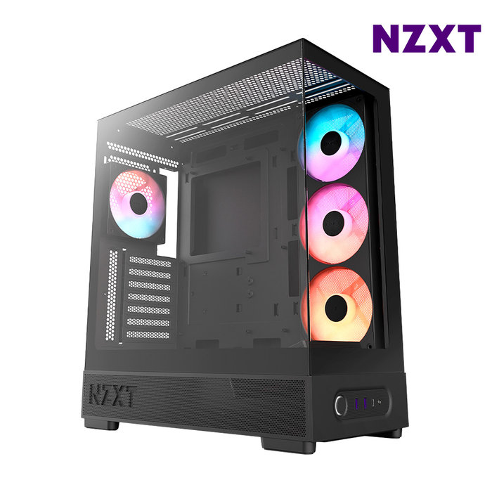 NZXT S5 RGB DELUXE 블랙 미들타워 PC케이스 S5디럭스 예약판매