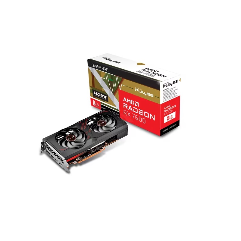 SAPPHIRE 사파이어 후기작성 이벤트 이엠텍 공식 SAPPHIRE 라데온 RX 7600 PULSE OC D6 8GB
