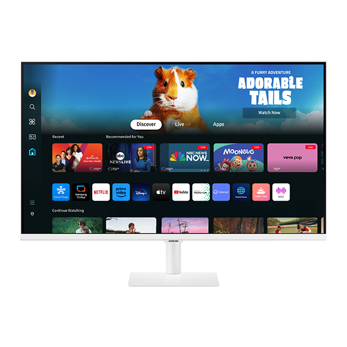 삼성전자 공식 삼성 M5 S32DM501 80.1cm 스마트모니터 화이트 OTT 유튜브 넷플릭스 미러링 스마트싱스