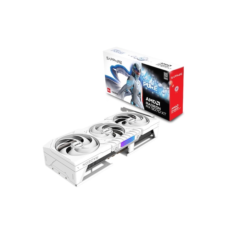 사파이어 후기작성 이벤트 이엠텍 공식 SAPPHIRE 라데온 RX 9070 XT PURE OC D6 16GB