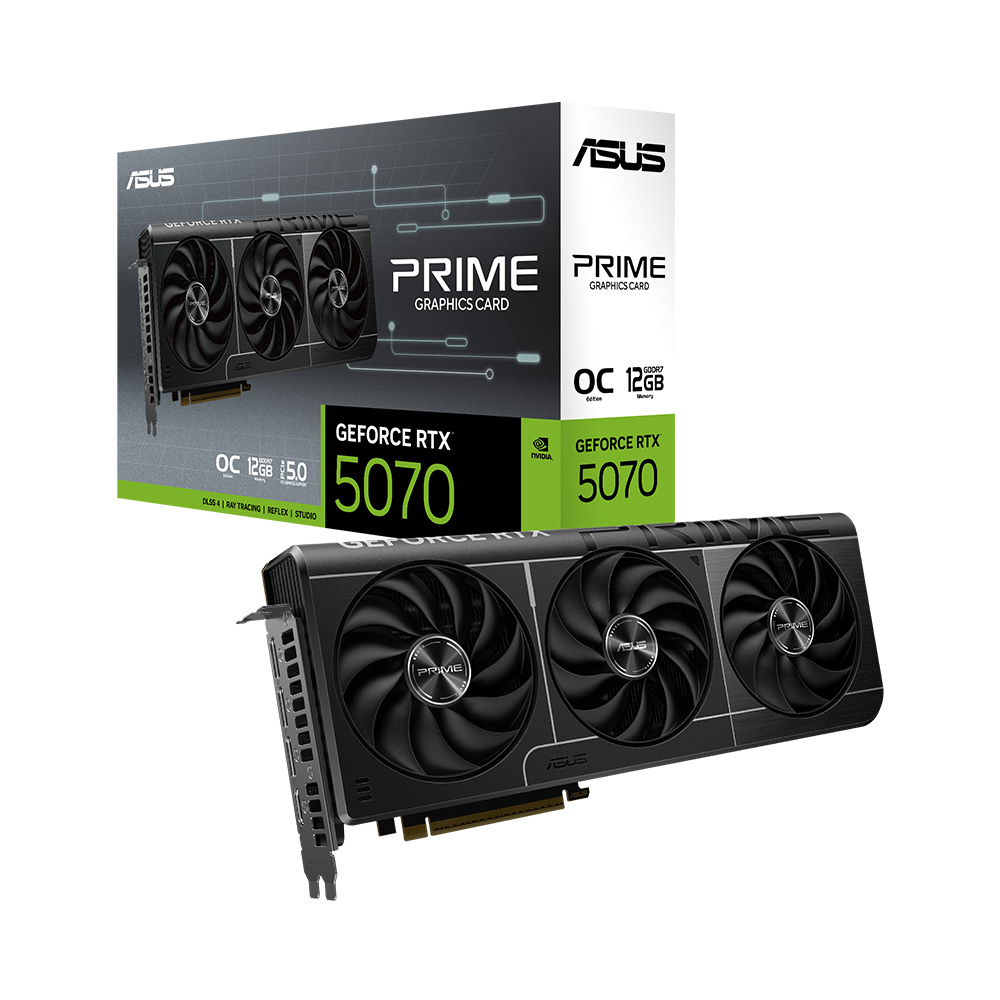 포토리뷰1+2+3만/게임코드증정 ASUS PRIME 지포스 RTX 5070 OC D7 12GB 인텍앤컴퍼니 공인인증점
