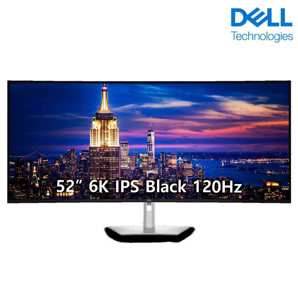DELL 울트라샤프 모니터 U5226KW 52인치 103.7cm IPS Black 6K Thunderbolt 120Hz 스피커