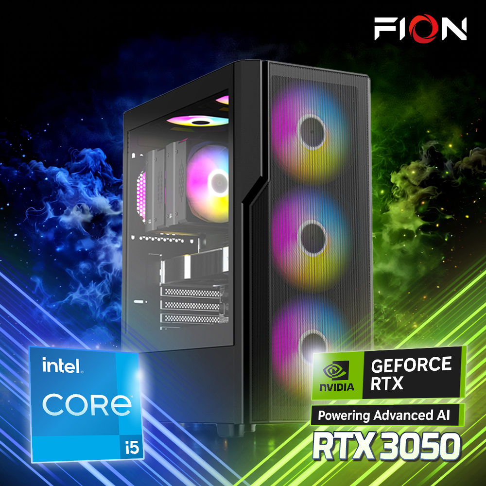 아인스시스템 파이온 인텔 I5-12400F RTX3050 16G 1T 조립PC 롤 배그 게임용 조립식 데스크탑 컴퓨터 본체