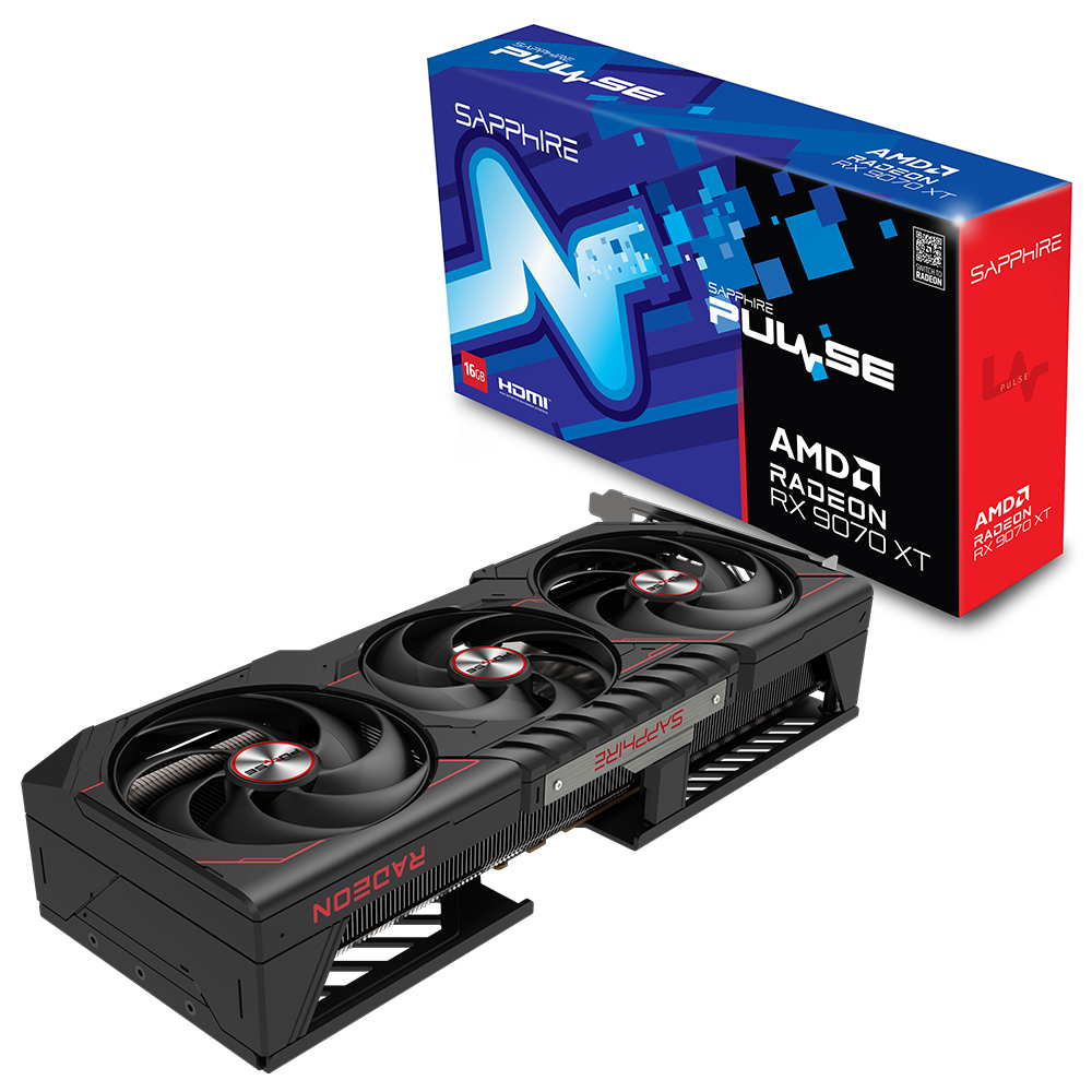 이엠텍 (주)이엠텍아이엔씨 포토리뷰 네페 증정 SAPPHIRE 라데온 RX 9070 XT PULSE D6 16GB