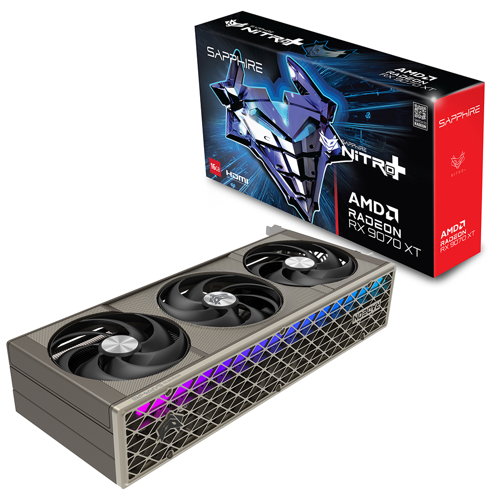 이엠텍 (주)이엠텍아이엔씨 포토리뷰 네페 증정 SAPPHIRE 라데온 RX 9070 XT NITRO+ OC D6 16GB