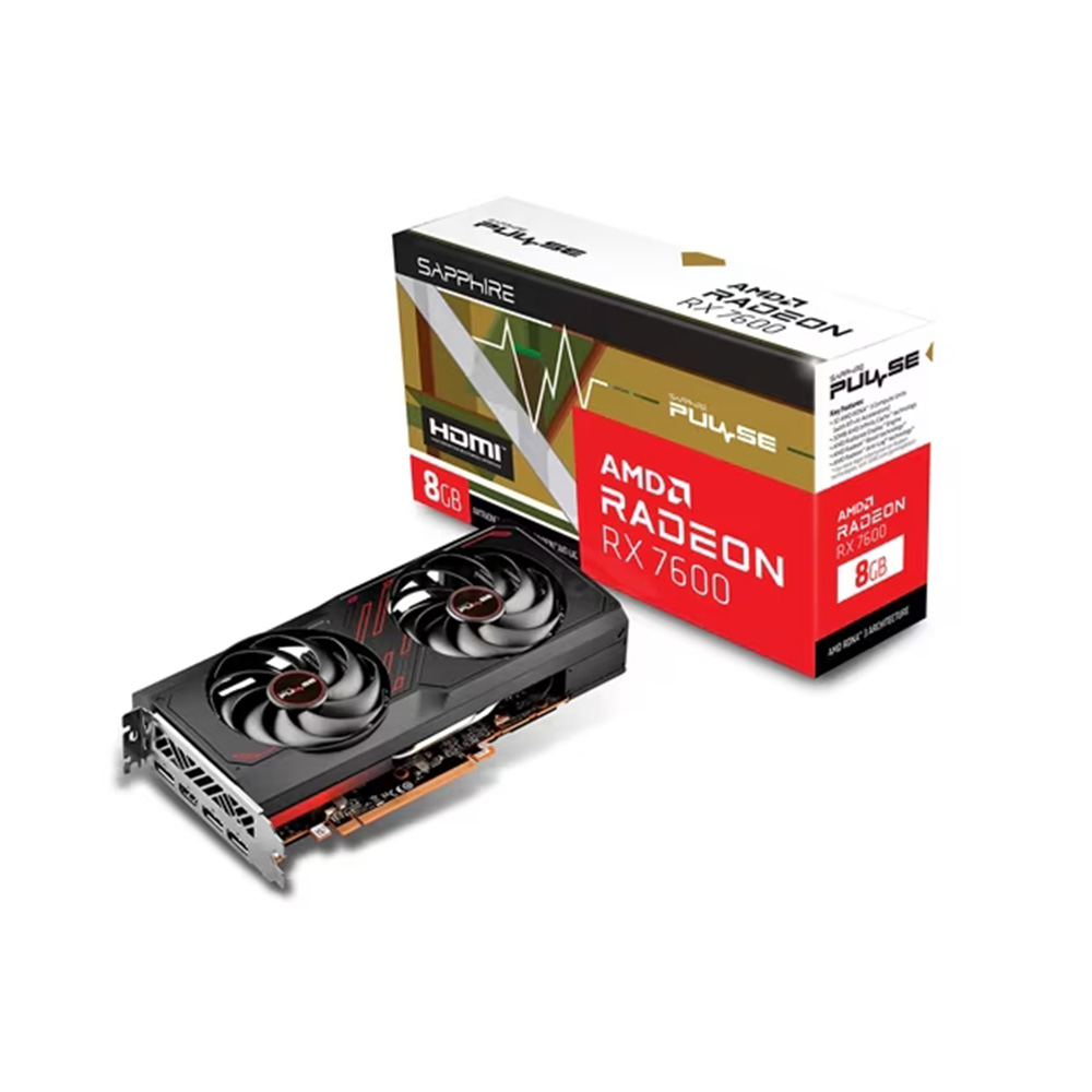 (주)이엠텍아이엔씨 포토리뷰 네페 증정 온라인공식인증점 SAPPHIRE 라데온 RX 7600 PULSE OC D6 8GB