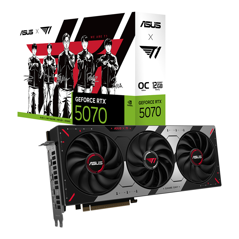 포토리뷰1+3만 ASUS T1 지포스 RTX 5070 OC D7 12GB 인텍앤컴퍼니 공인인증점