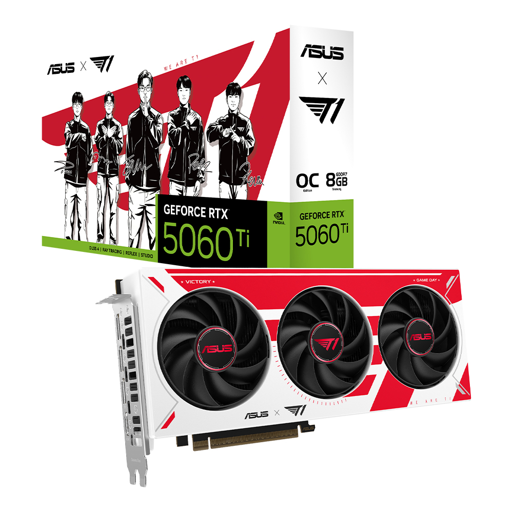 ASUS 포토리뷰1+3만 ASUS T1 지포스 RTX 5060 TI OC D7 8GB 인텍앤컴퍼니 공인인증점