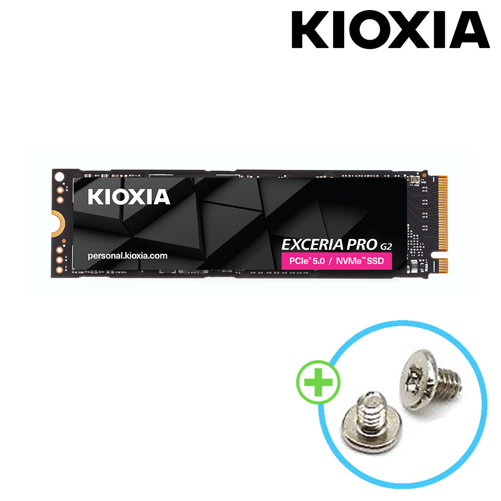 키오시아 키오시아 EXCERIA PRO G2 M.2 NVMe SSD PCIe5.0 2TB