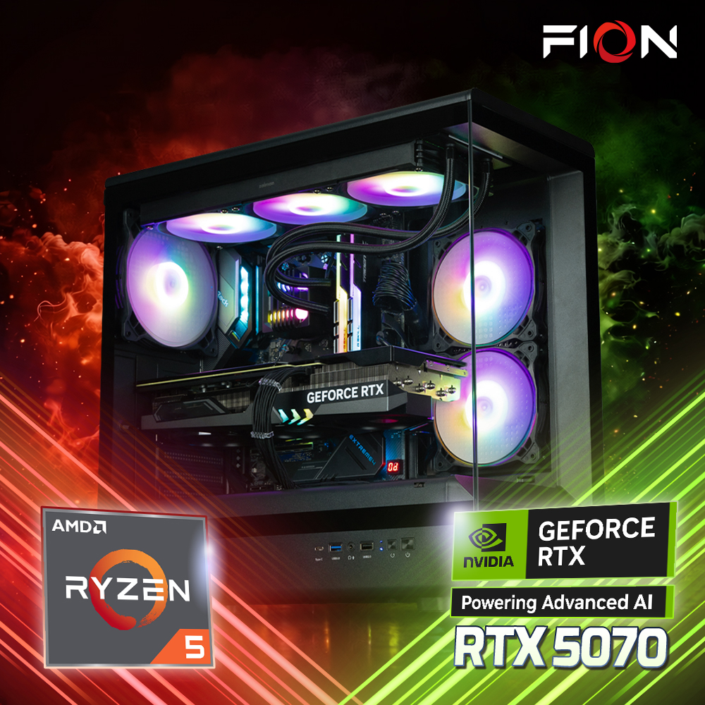 아인스시스템 파이온 라이젠5 7500X3D RTX5070 32G 512GB 게이밍 조립PC 데스크탑 컴퓨터 본체 롤 배그 아이온2